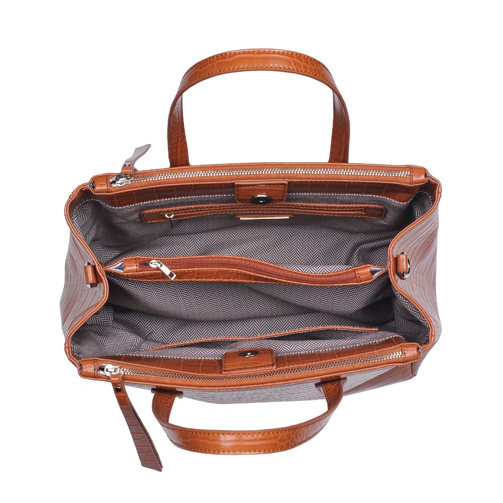 Product Image of Urban Expressions Nora Satchel 840611167354 View 8 | Tan