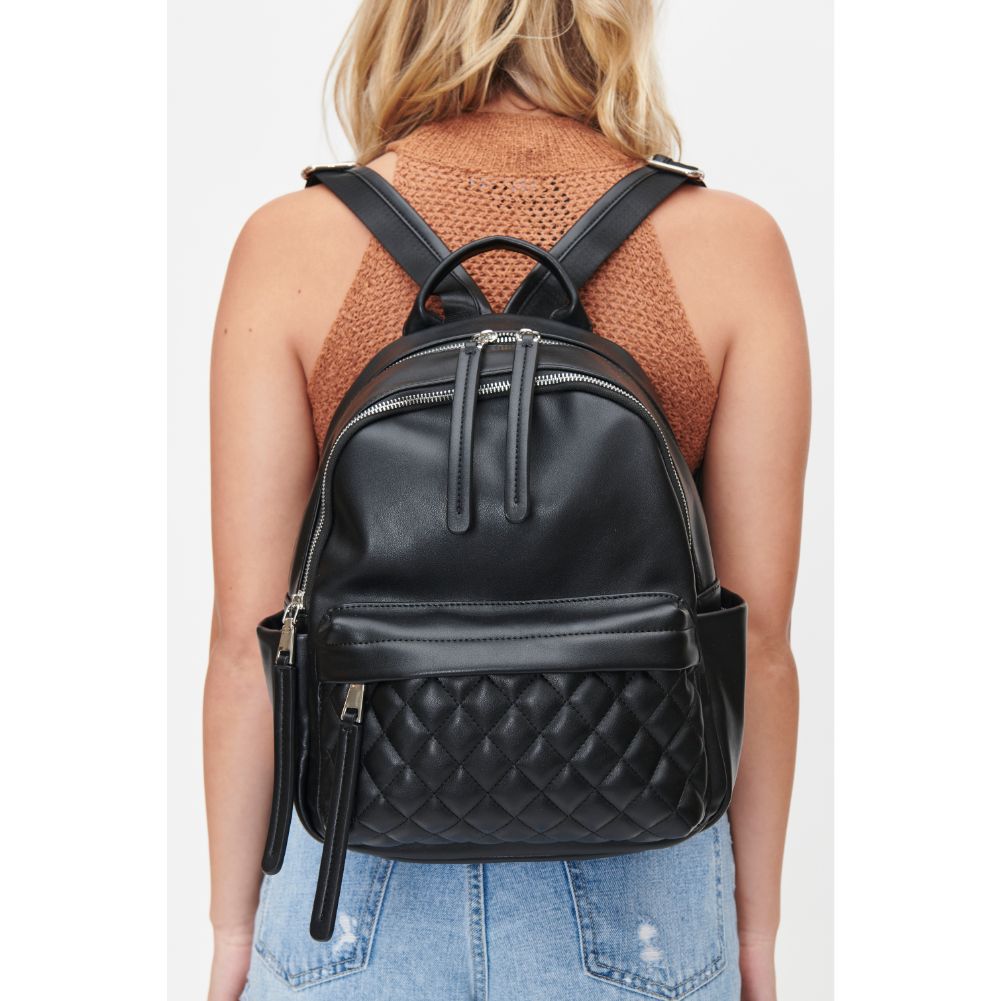 Woman wearing Black Urban Expressions Briana Backpack 818209011891 View 1 | Black