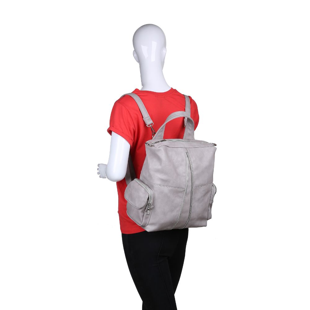 Product Image of Urban Expressions Dallas Backpack NA-840611153364 View 5 | Grey