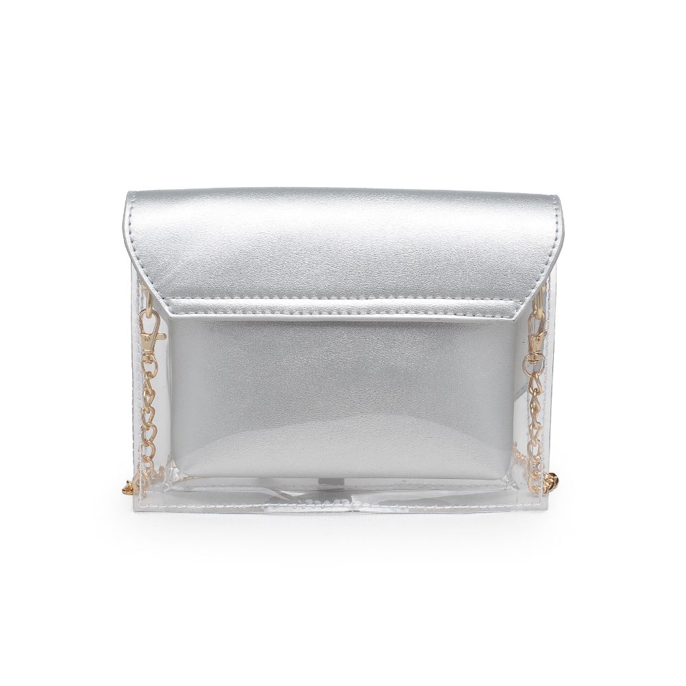 Product Image of Urban Expressions Rally Crossbody NA-840611165954 View 3 | Silver