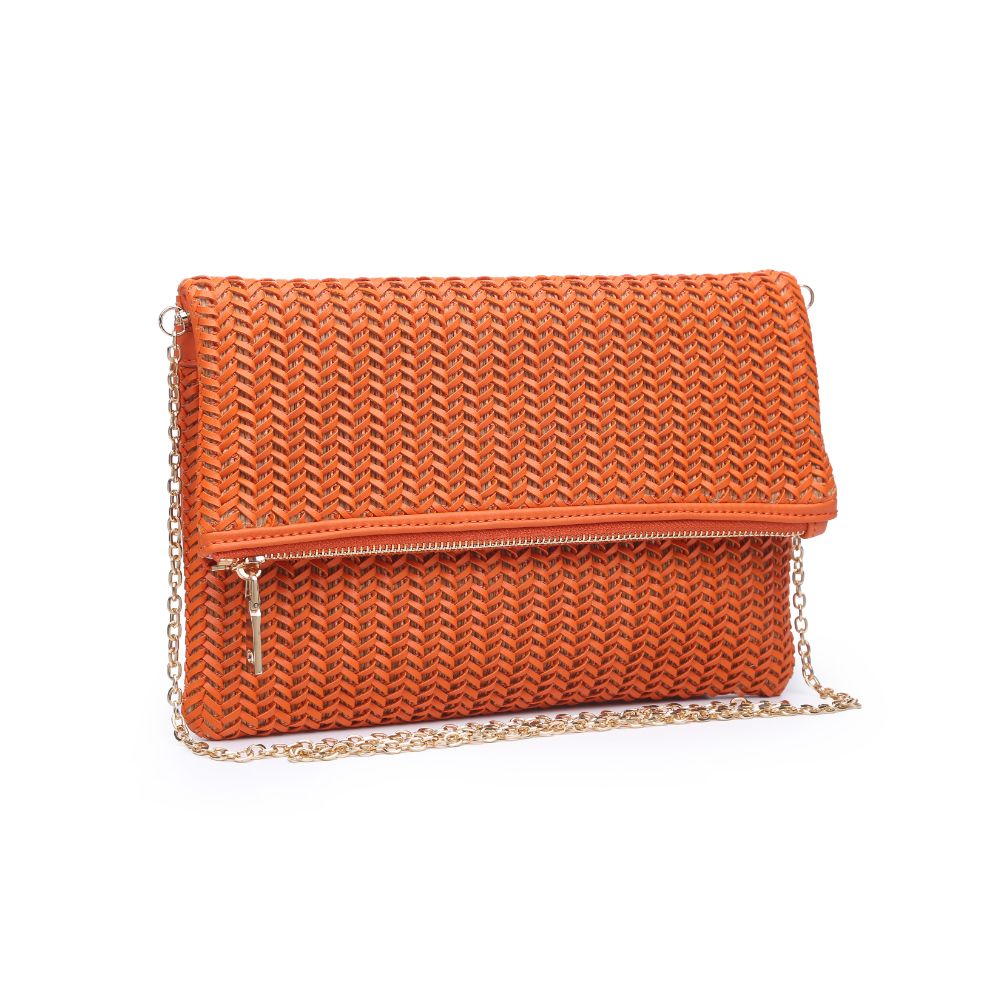 Product Image of Urban Expressions Carrie Clutch 840611170880 View 6 | Orange