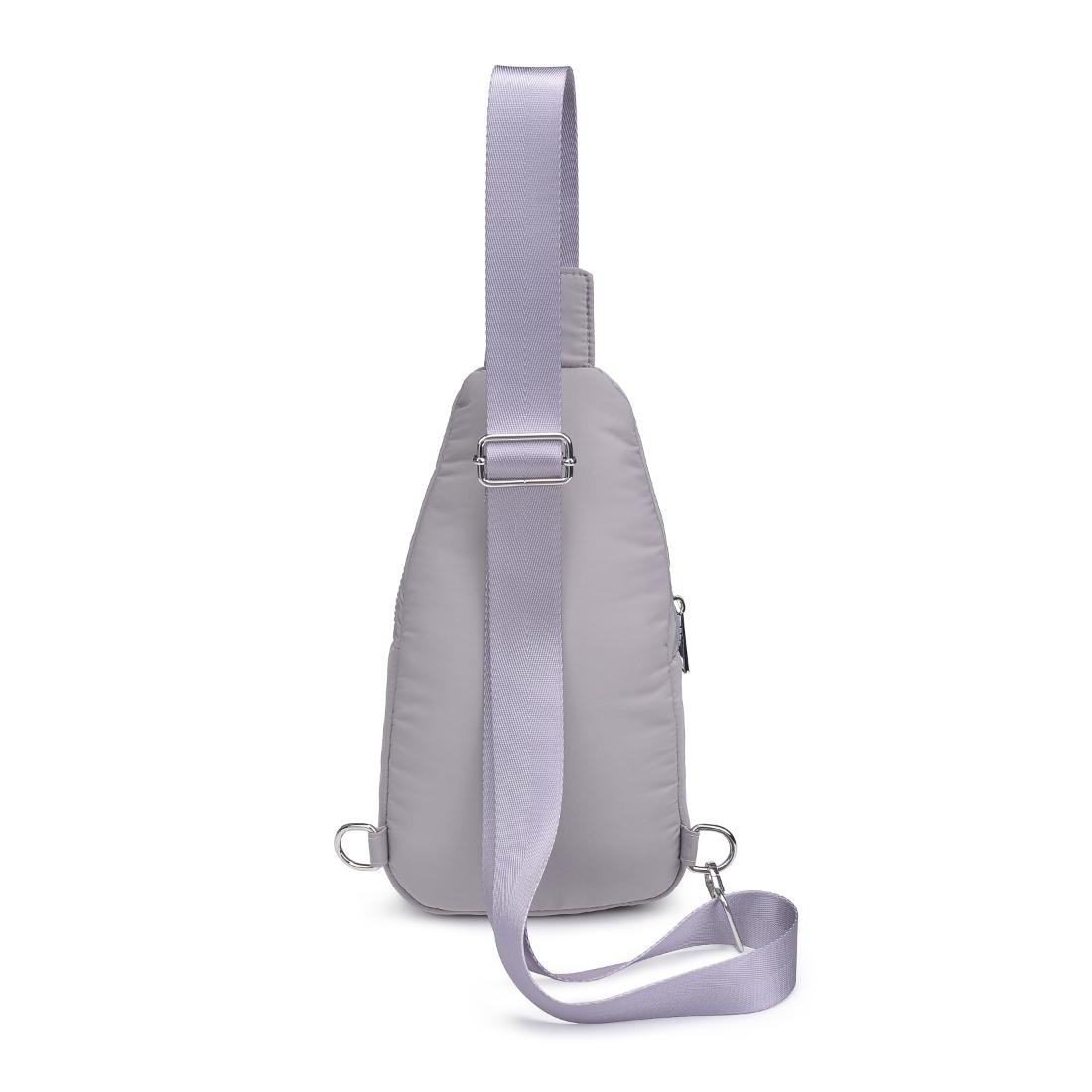 Product Image of Urban Expressions Kenny Sling Backpack 840611124982 View 7 | Grey