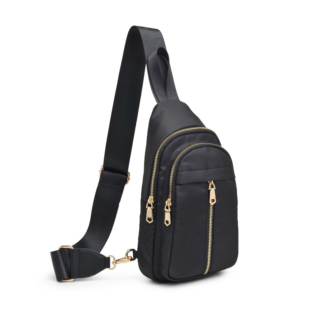 Product Image of Urban Expressions Wagner Sling Backpack 840611108340 View 6 | Black