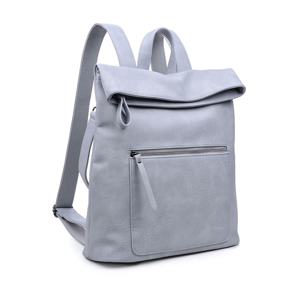 Product Image of Urban Expressions Lennon Backpack 840611159441 View 6 | Dove Grey