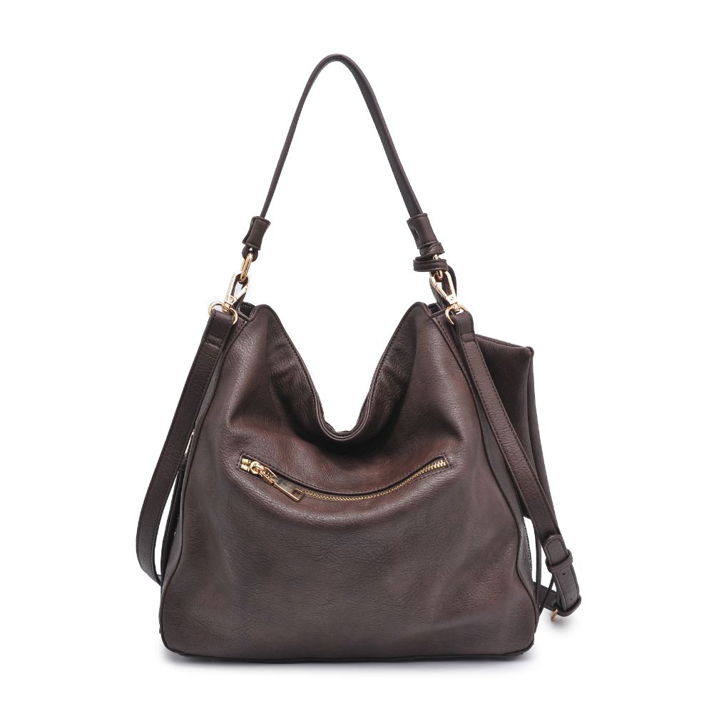 Product Image of Urban Expressions Wanda Hobo 818209011853 View 7 | Chocolate