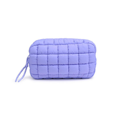 Product Image of Urban Expressions Cloud Nine - Quilted Puffer Nylon Cosmetic Pouch 840611143785 View 1 | Periwinkle