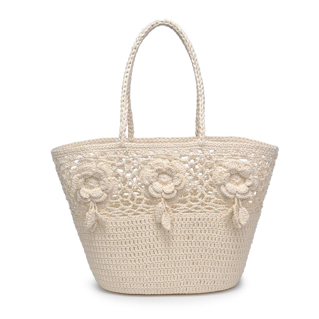 Product Image of Urban Expressions Hampton Tote 840611151032 View 5 | Ivory