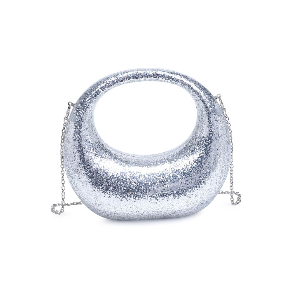 Product Image of Urban Expressions Trave Evening Bag 840611109989 View 1 | Silver