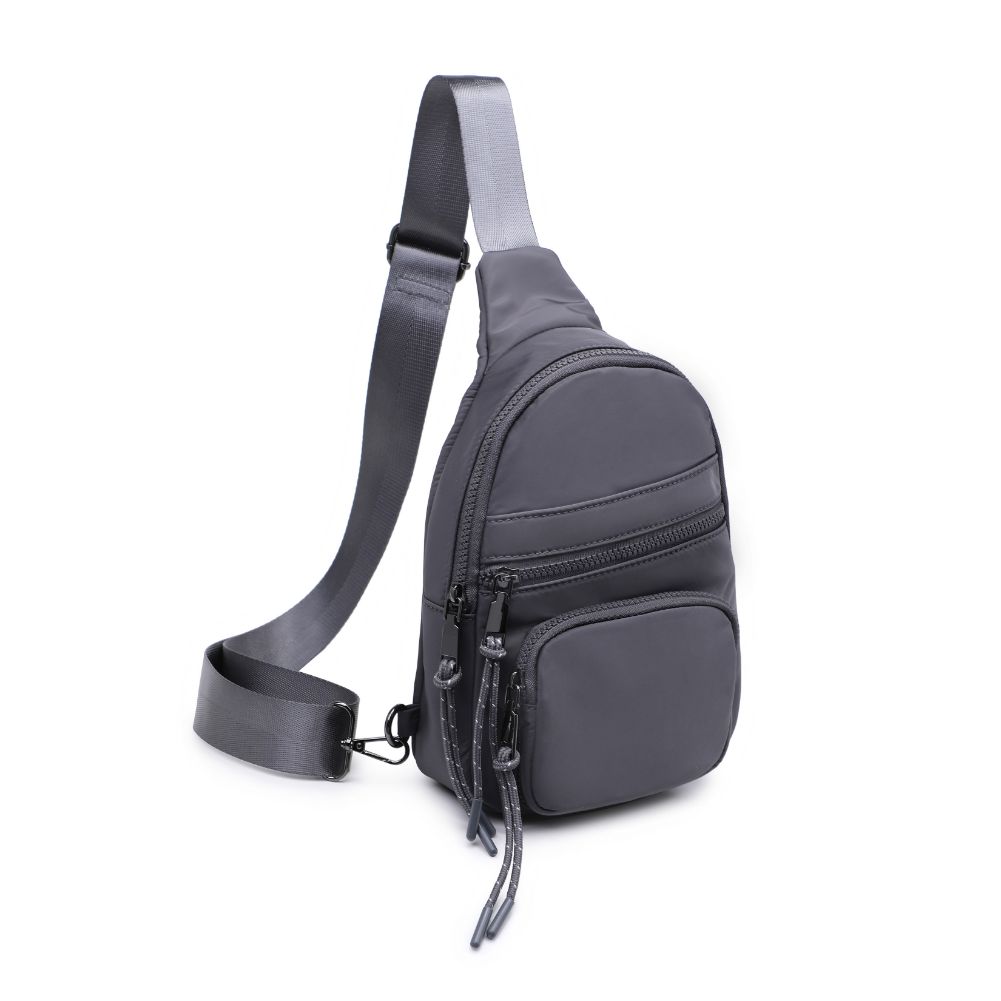 Product Image of Urban Expressions Sid Sling Backpack 840611120670 View 6 | Carbon