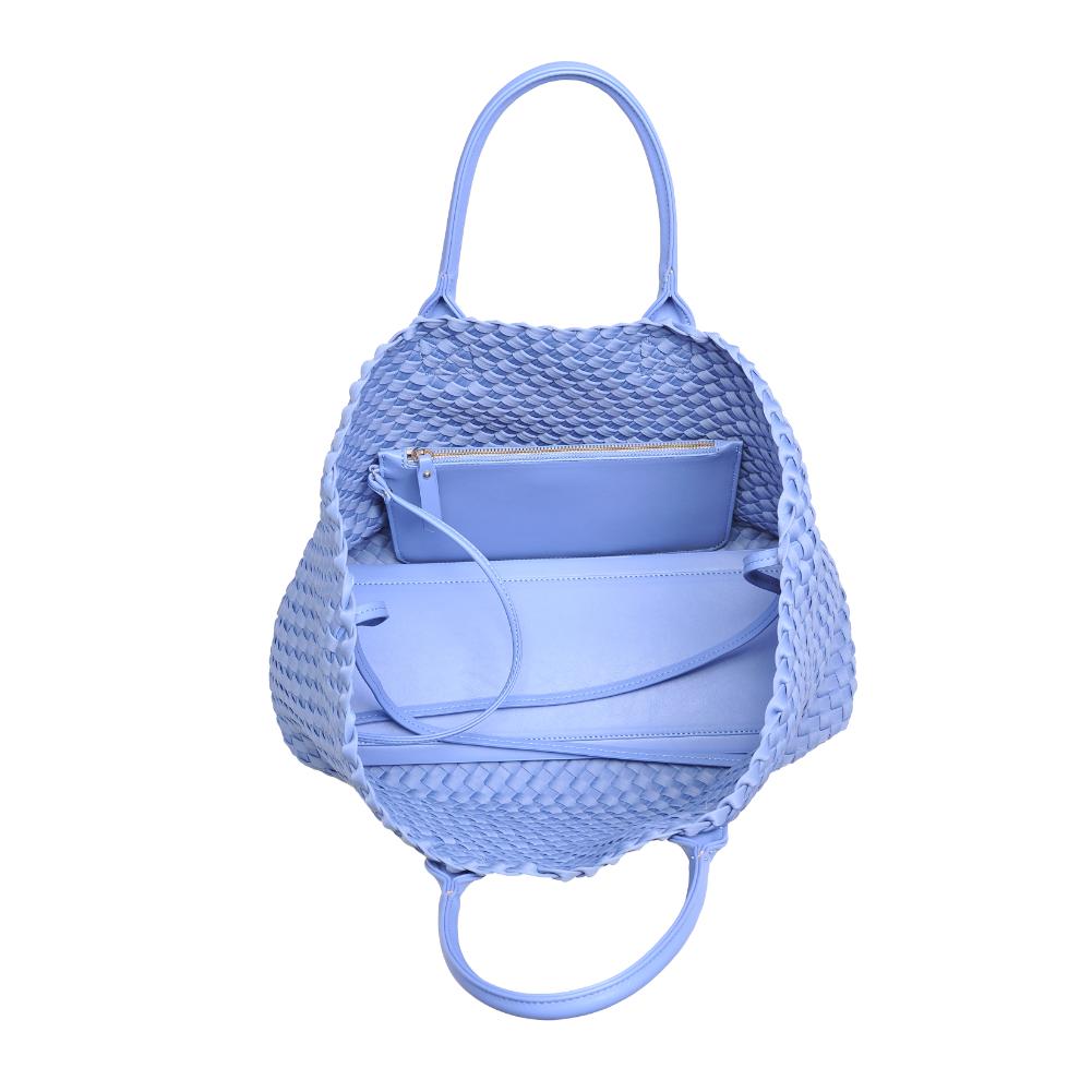 Product Image of Urban Expressions Ithaca - Woven Neoprene Tote 840611128751 View 8 | Periwinkle