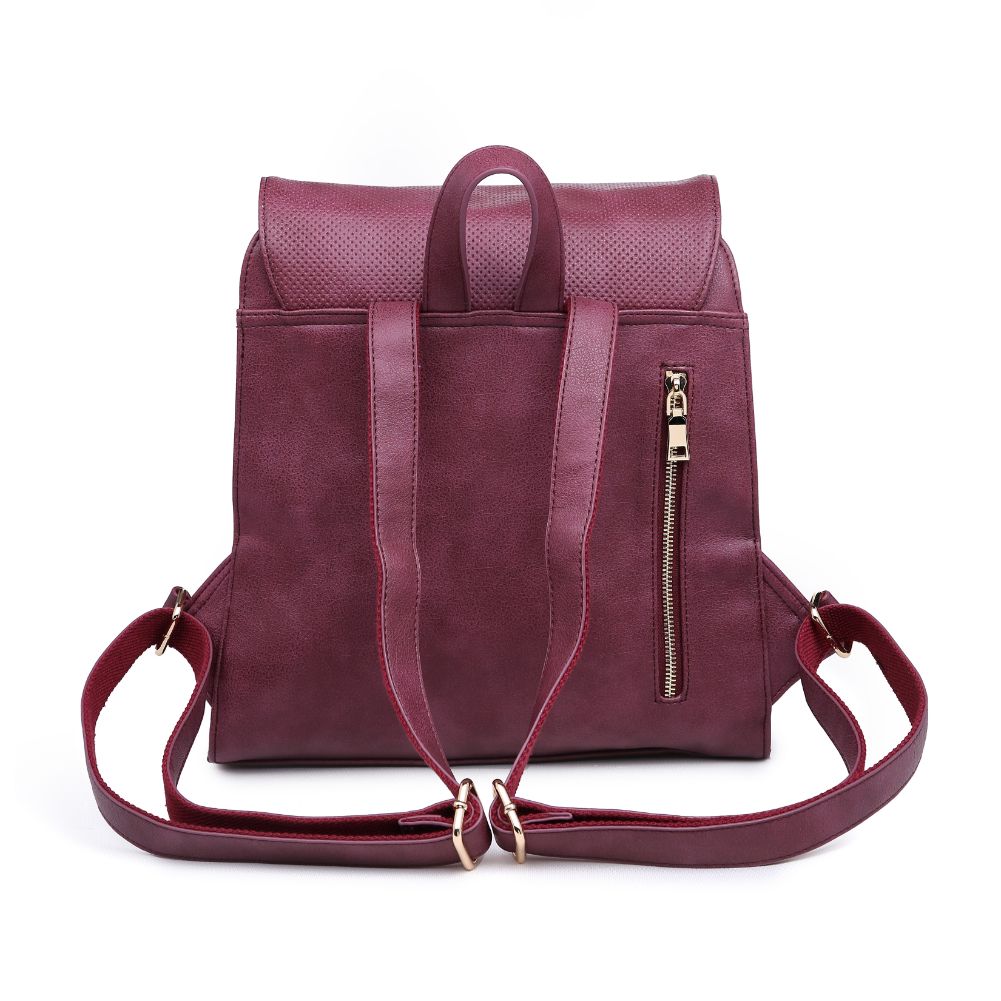 Product Image of Urban Expressions Mick Backpack NA-840611164384 View 3 | Burgundy