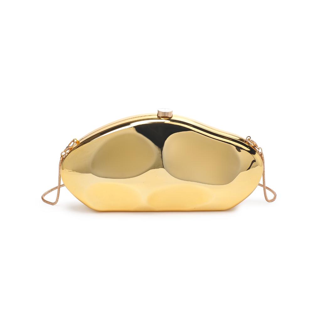 Product Image of Urban Expressions Marly Evening Bag 840611193377 View 5 | Gold