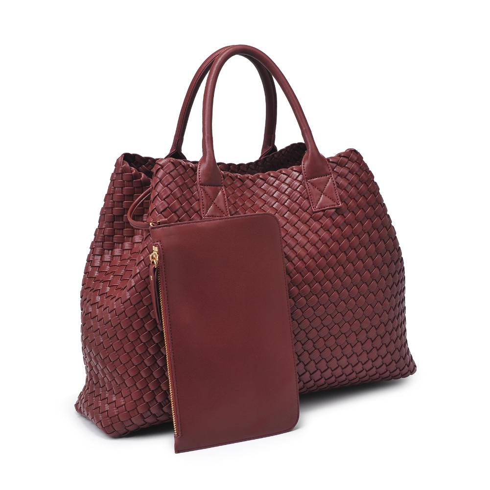 Product Image of Urban Expressions Ithaca Tote 840611119223 View 6 | Burgundy