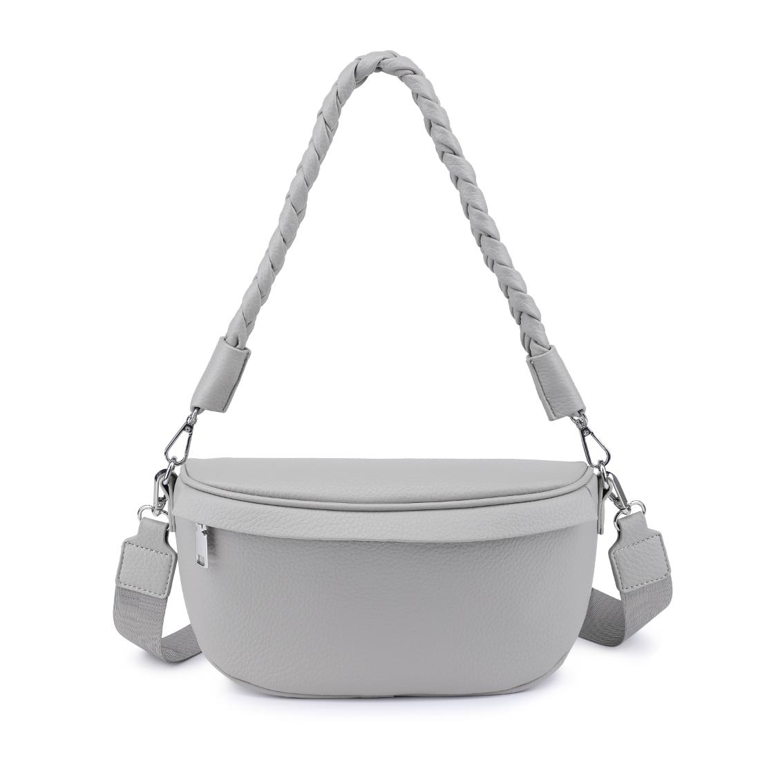 Product Image of Urban Expressions Laney Belt Bag 840611146496 View 5 | Grey