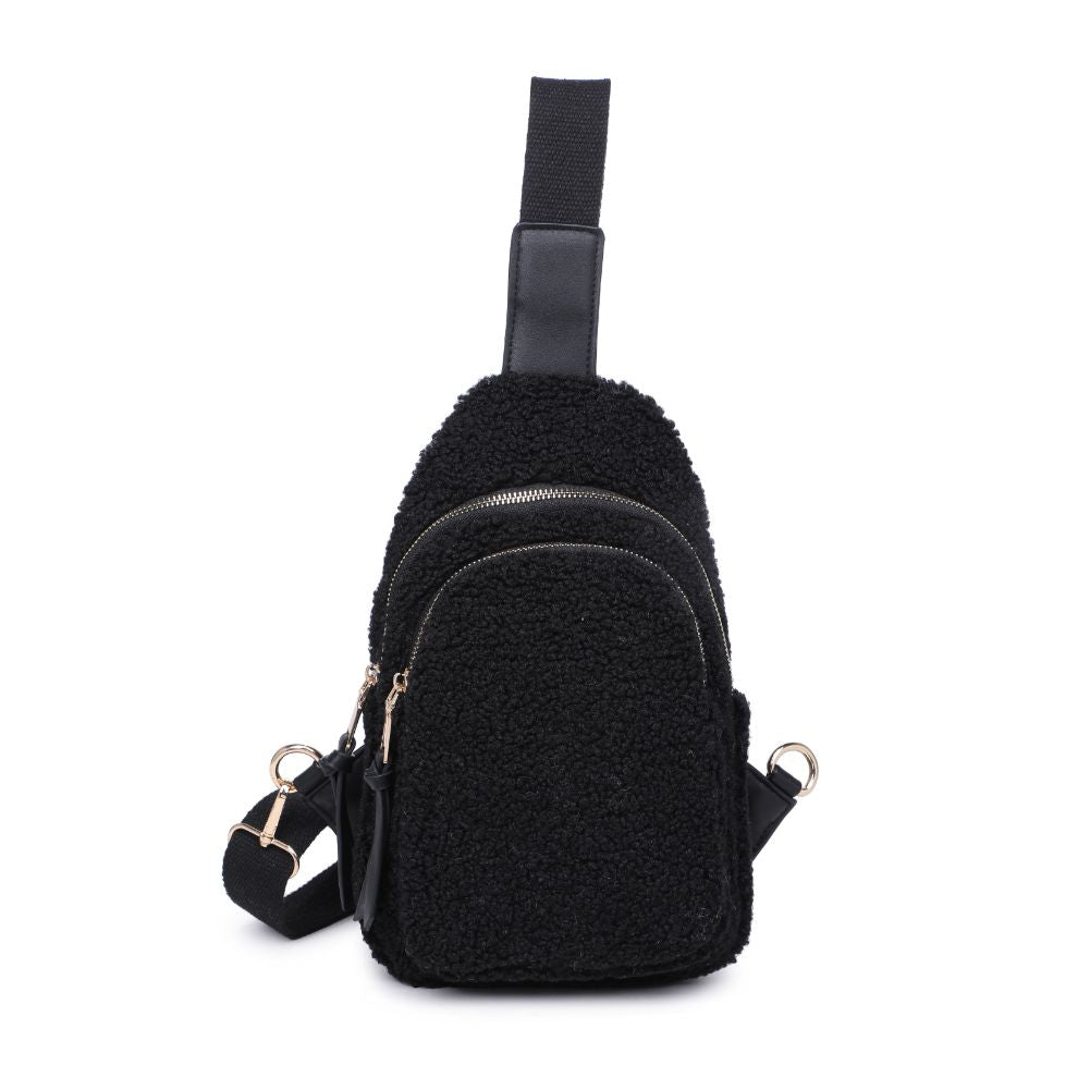 Product Image of Urban Expressions Ace - Sherpa Sling Backpack 840611120502 View 5 | Black