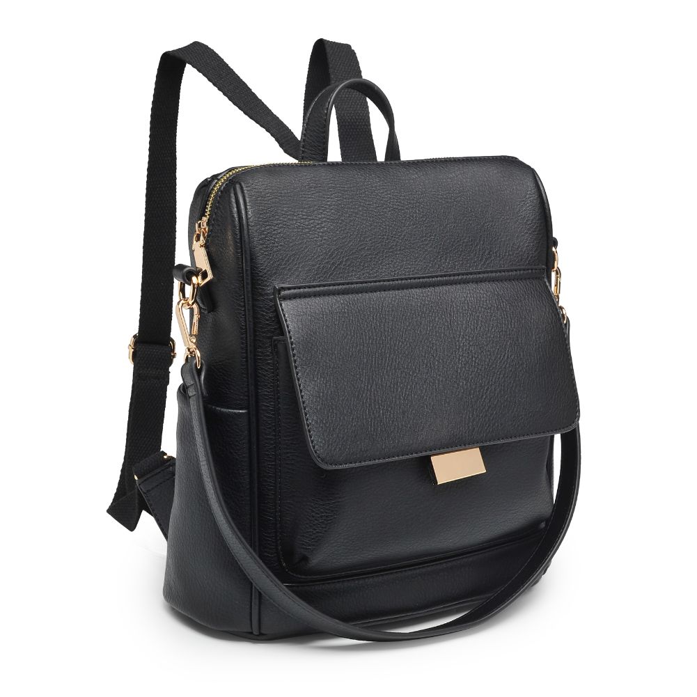 Product Image of Urban Expressions Caroline Backpack 840611103246 View 6 | Black