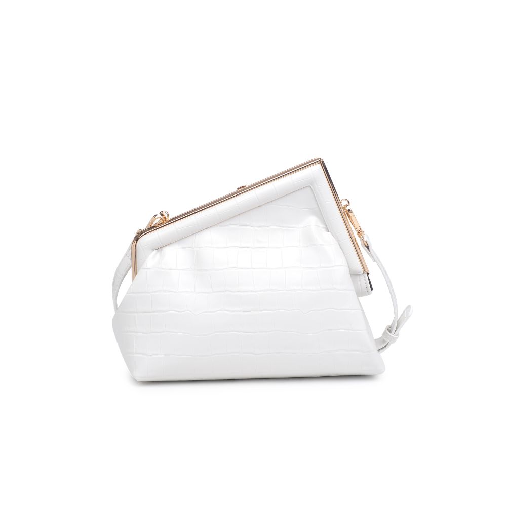 Product Image of Urban Expressions Yanira - Croco Crossbody 840611106155 View 7 | White