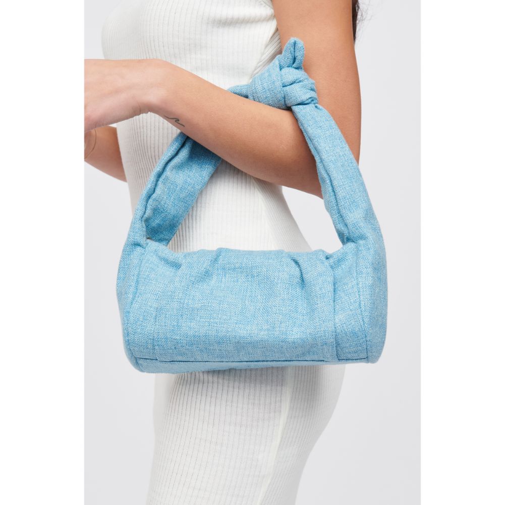 Woman wearing Denim Urban Expressions Bethany Shoulder Bag 818209018517 View 4 | Denim