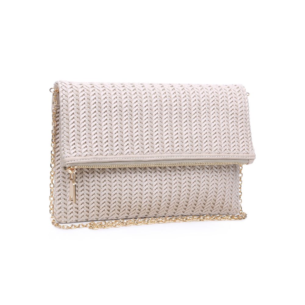 Product Image of Urban Expressions Carrie Clutch 840611170866 View 6 | Cream