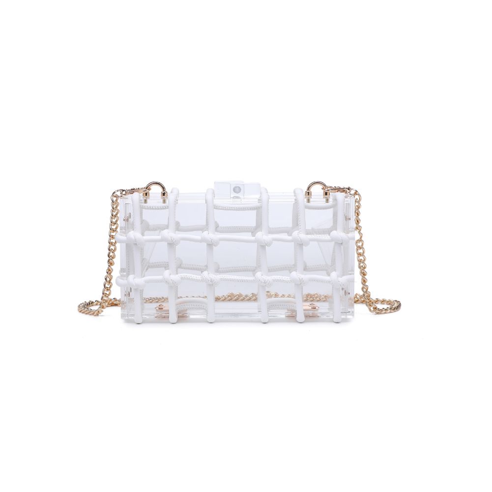 Product Image of Urban Expressions Yesenia Evening Bag 840611107305 View 5 | White