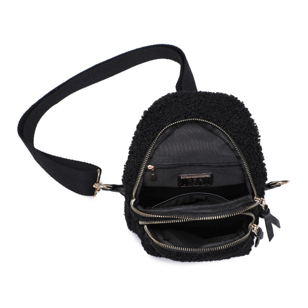 Product Image of Urban Expressions Ace - Sherpa Sling Backpack 840611120502 View 8 | Black