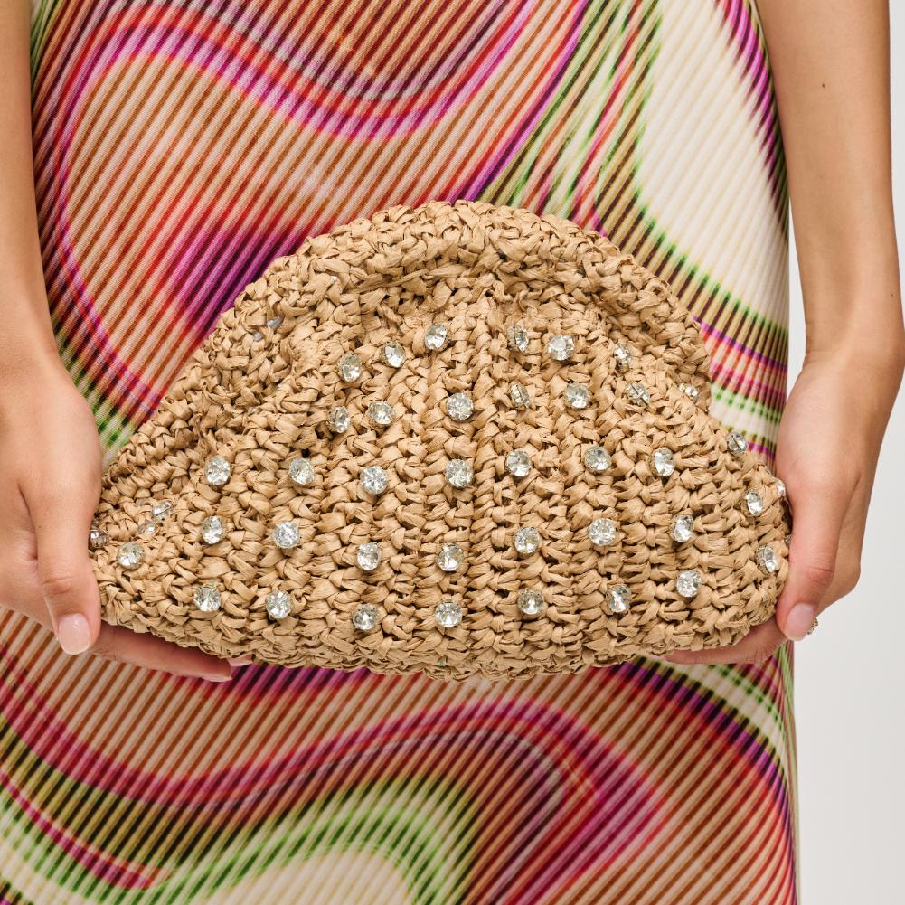 Woman wearing Natural Urban Expressions Gwendolyn Clutch 840611193353 View 4 | Natural