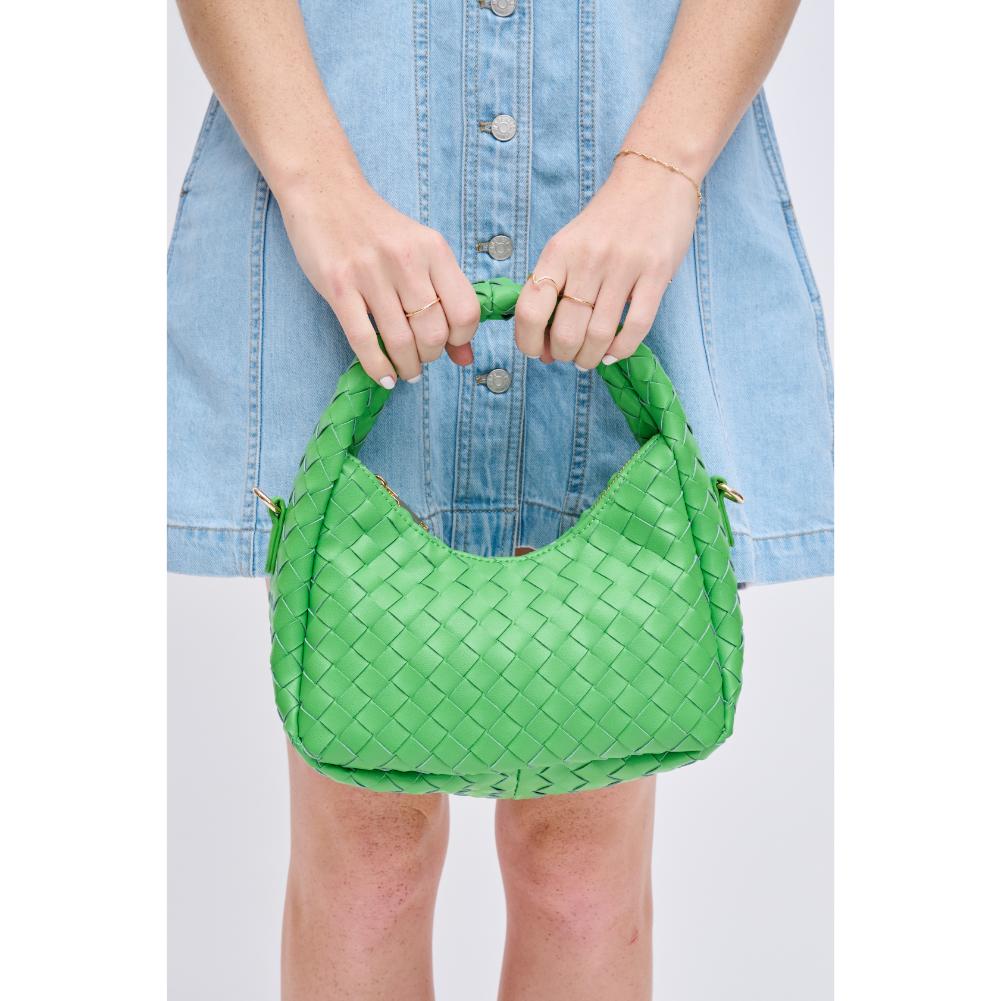 Woman wearing Green Urban Expressions Orie Crossbody 840611123305 View 4 | Green