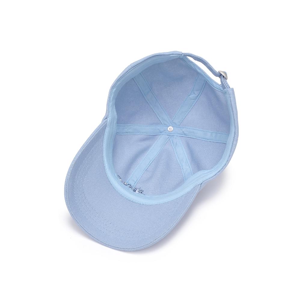 Product Image of Urban Expressions Paris Embroidered Hat Baseball Cap 840611193100 View 4 | Light Blue