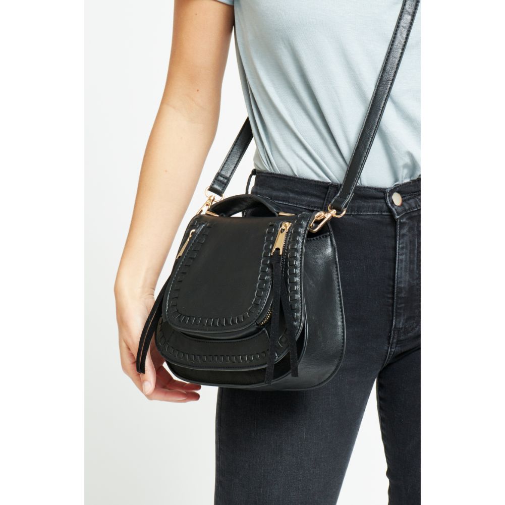 Woman wearing Black Urban Expressions Khloe - Mini Crossbody 840611176578 View 4 | Black