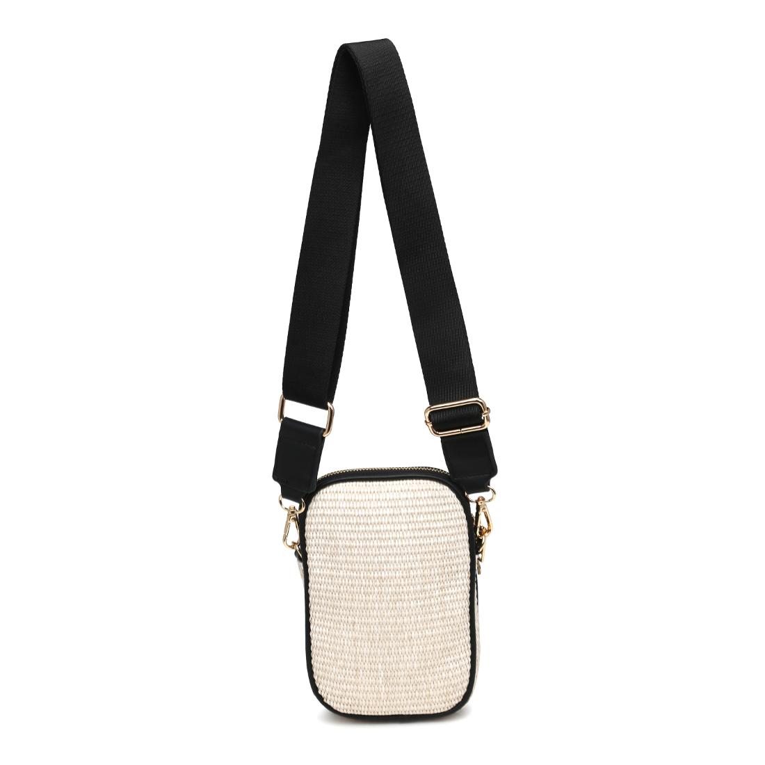 Product Image of Urban Expressions Elana Cell Phone Crossbody 840611158536 View 7 | Ivory Black