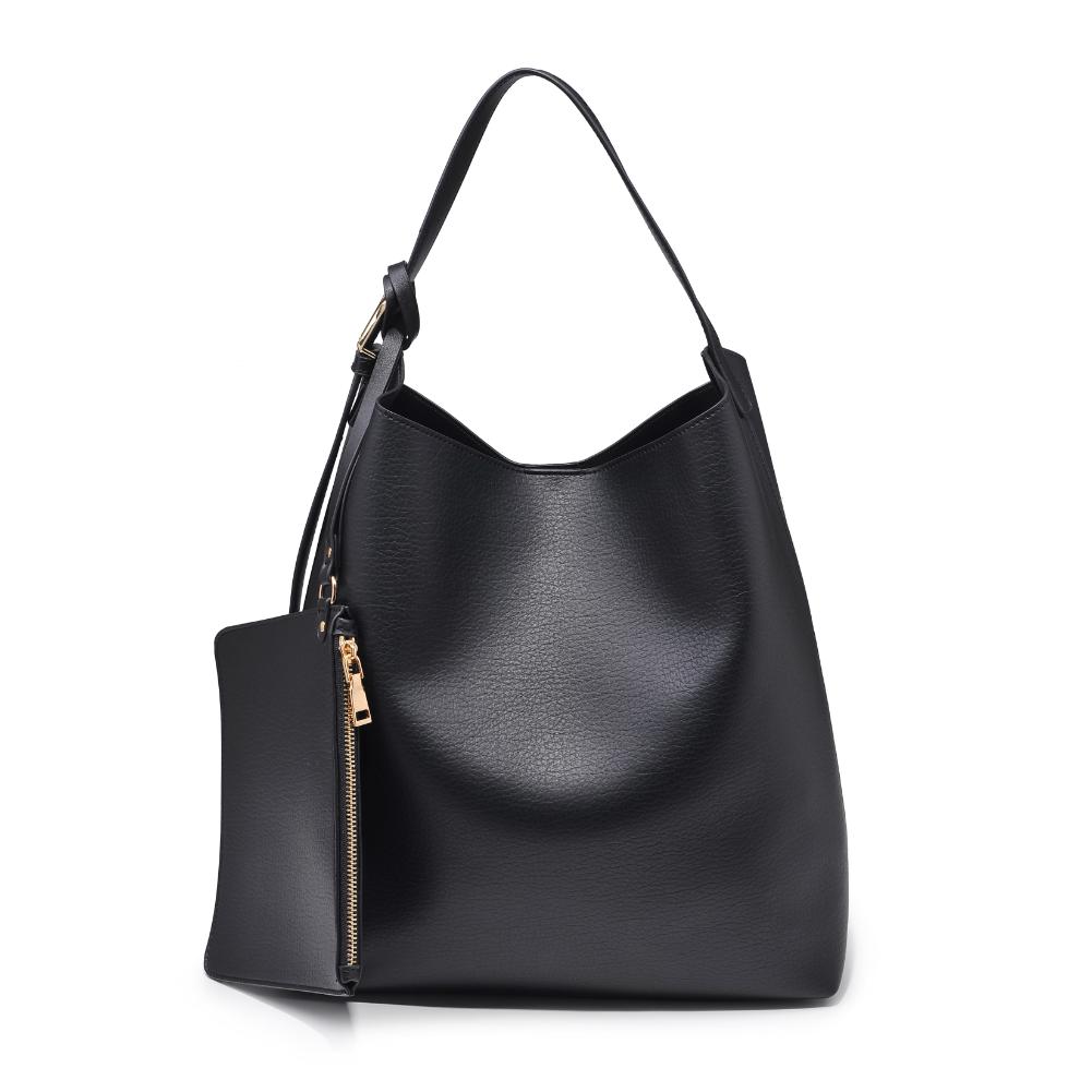 Product Image of Urban Expressions Zelda Hobo 840611139184 View 5 | Black