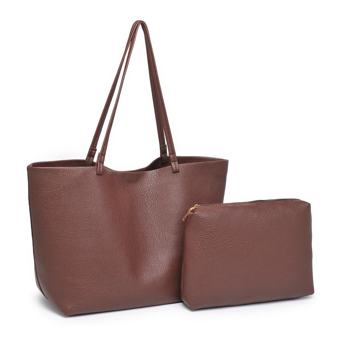 Product Image of Urban Expressions Alma Tote 840611146816 View 6 | Chocolate