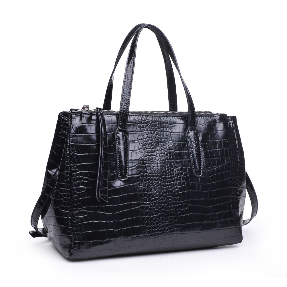 Product Image of Urban Expressions Nora Satchel 840611167347 View 6 | Black