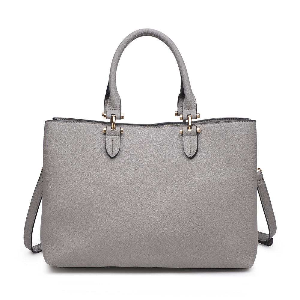 Product Image of Urban Expressions Liverpool Satchel NA-840611153449 View 3 | Grey