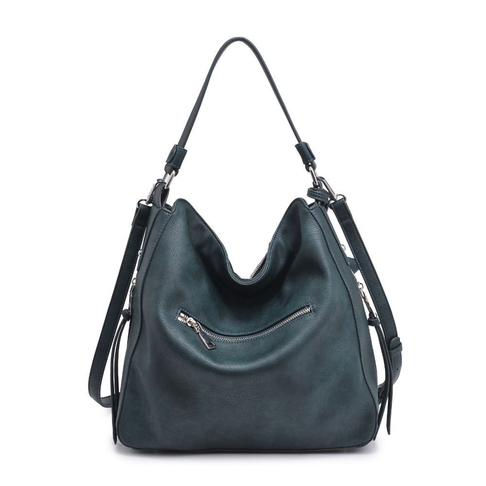 Product Image of Urban Expressions Wanda Hobo 818209011860 View 7 | Hunter Green