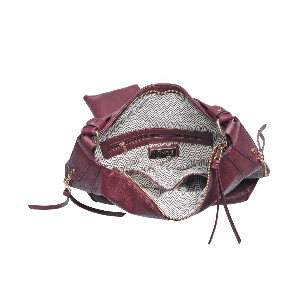 Product Image of Urban Expressions Wanda Hobo 818209011877 View 8 | Merlot