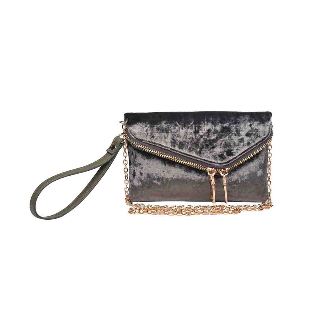 Product Image of Urban Expressions Lucy - Velvet Wristlet 840611133908 View 1 | Taupe