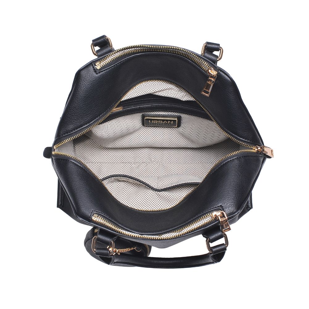 Product Image of Urban Expressions Gillian Satchel 840611101341 View 8 | Black