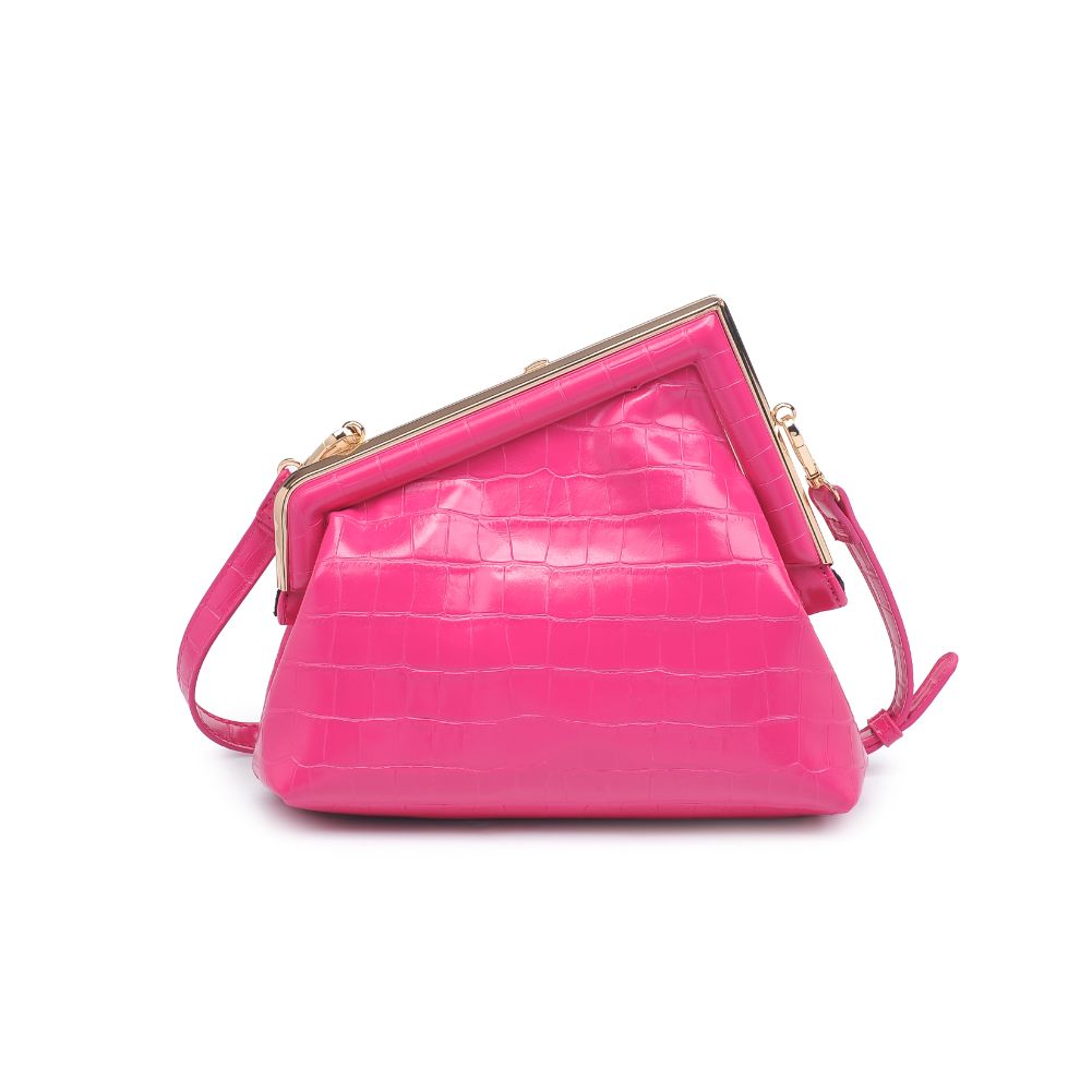 Product Image of Urban Expressions Yanira - Croco Crossbody 840611106162 View 7 | Magenta