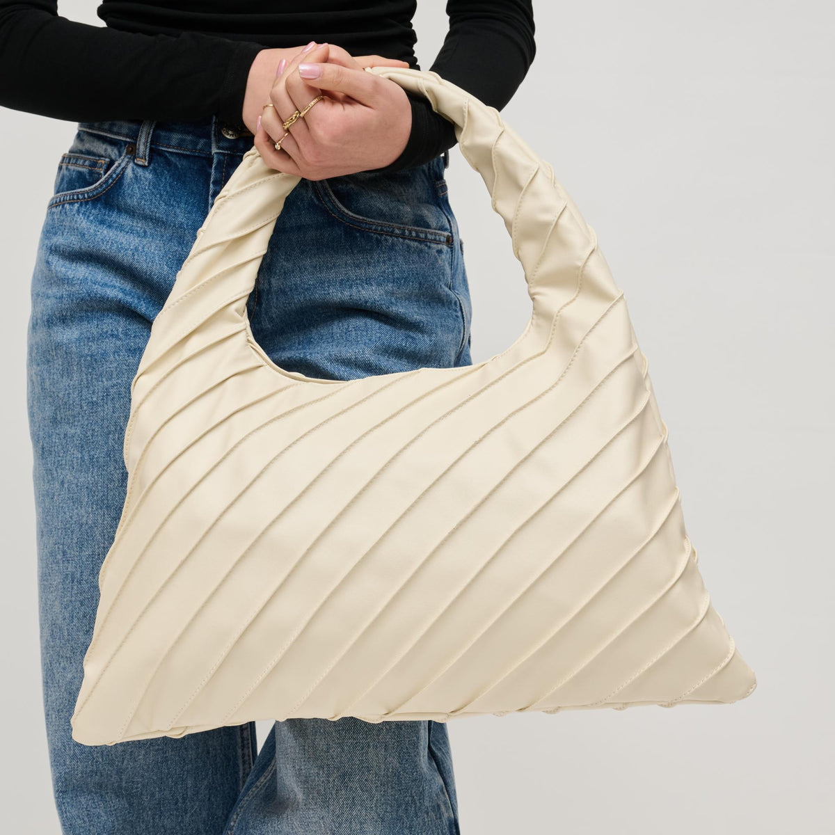 Woman wearing Bone Urban Expressions Allie Hobo 840611156853 View 4 | Bone