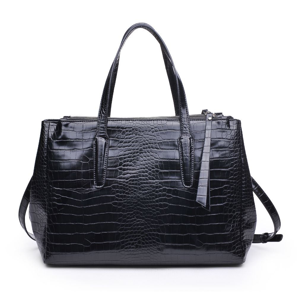 Product Image of Urban Expressions Nora Satchel 840611167347 View 7 | Black