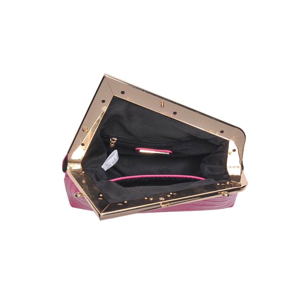 Product Image of Urban Expressions Yanira - Croco Crossbody 840611106162 View 8 | Magenta