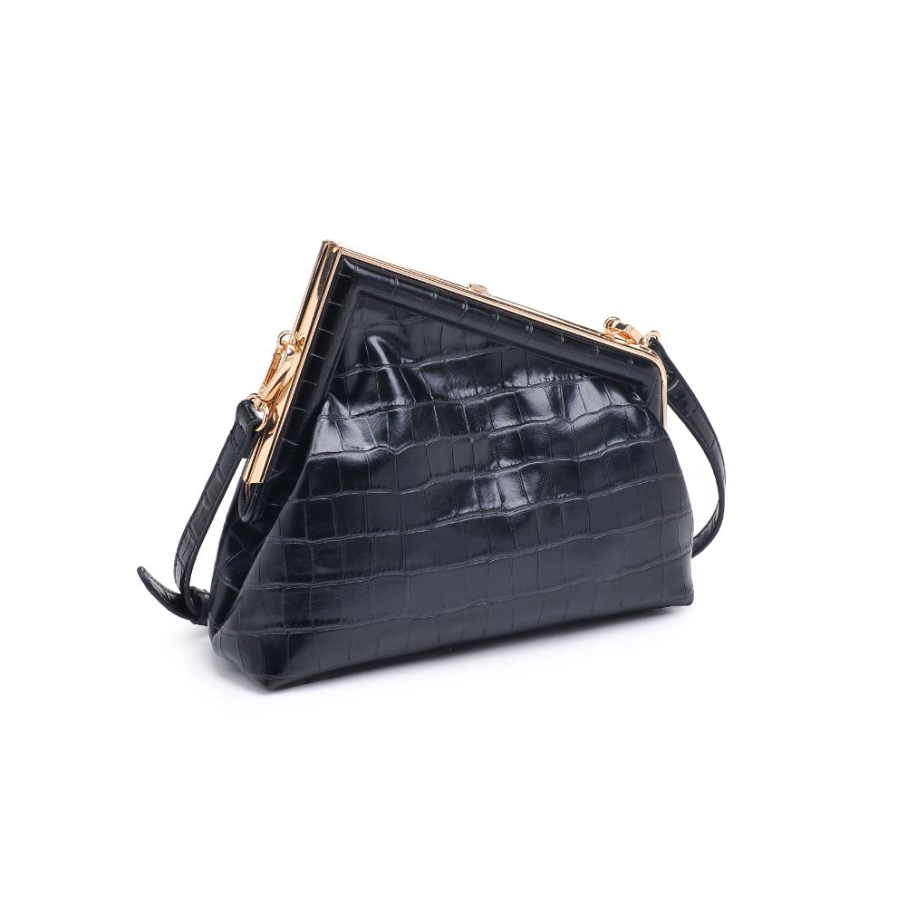 Product Image of Urban Expressions Yanira - Croco Crossbody 840611106148 View 6 | Black