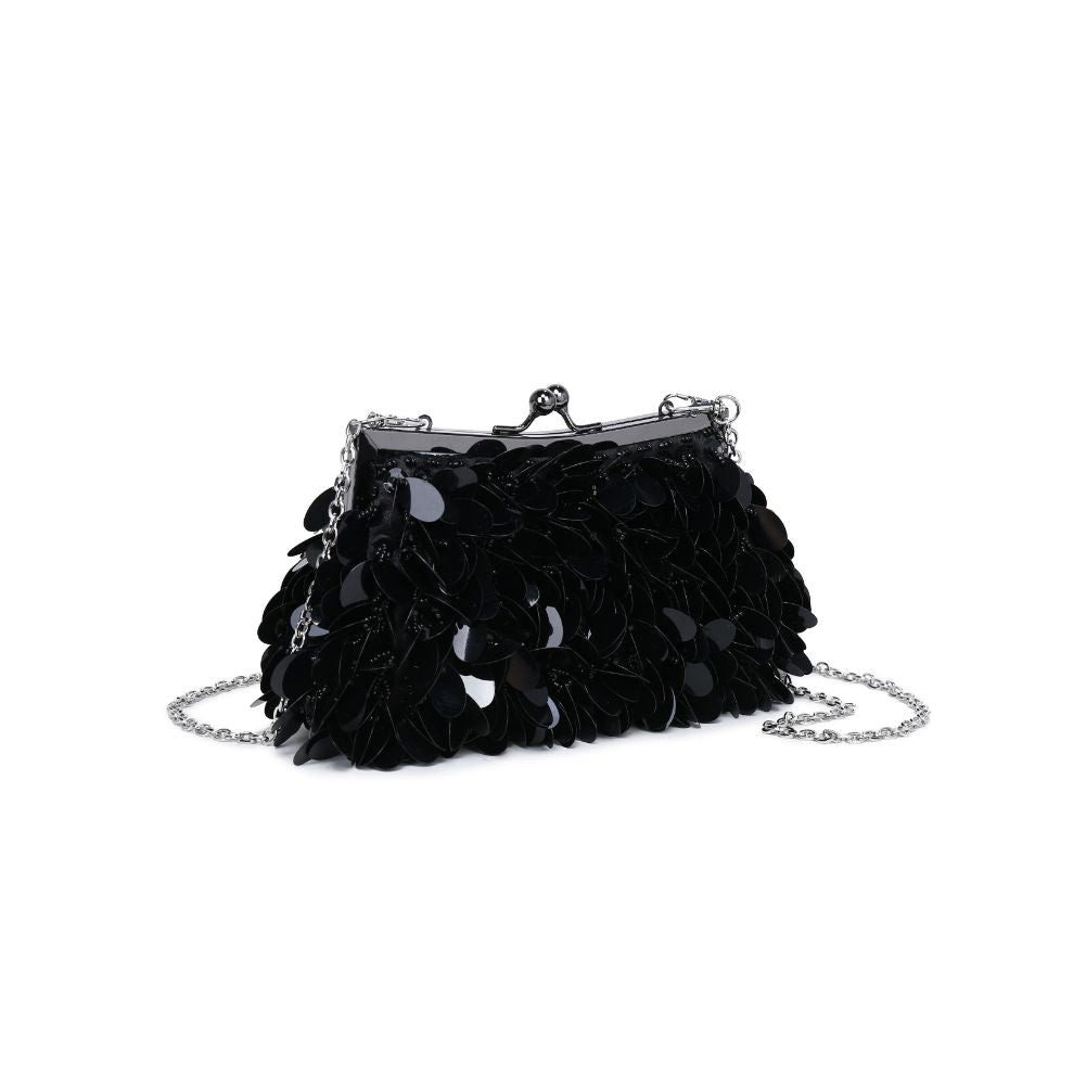 Product Image of Urban Expressions Ariana Evening Bag 840611115492 View 6 | Black