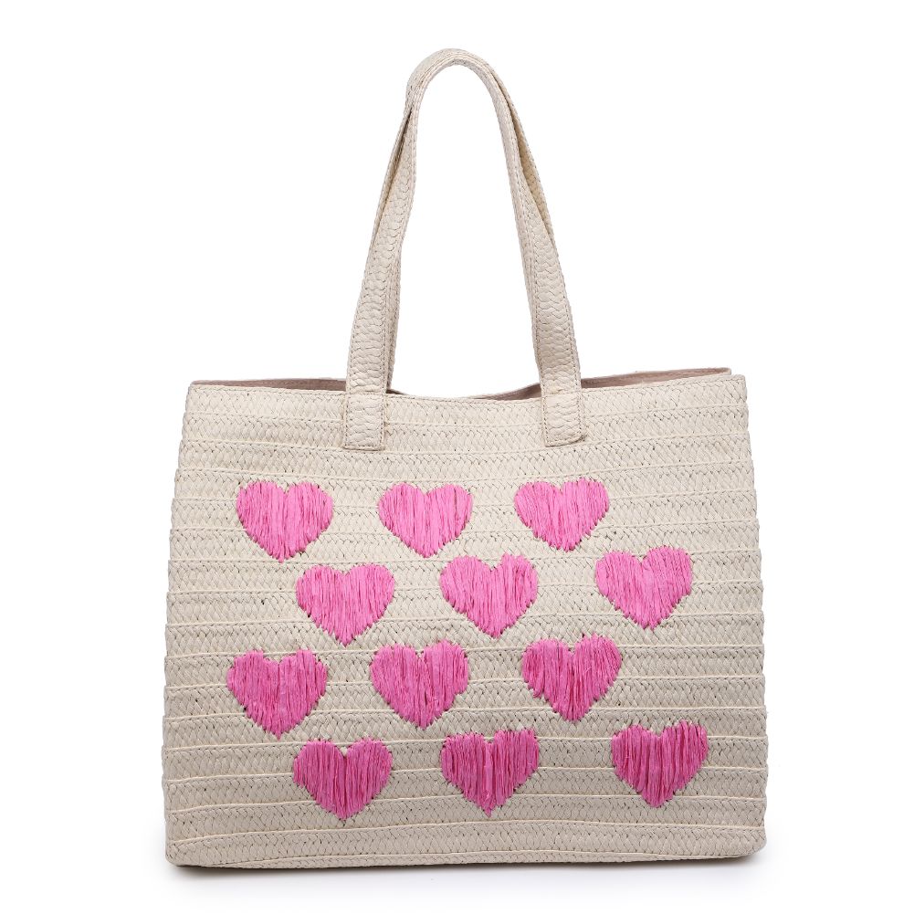 Product Image of Urban Expressions Francine Tote 840611109095 View 5 | Ivory