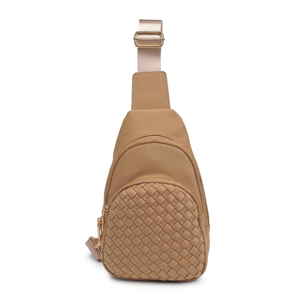 Product Image of Urban Expressions Hailey Sling Backpack 840611125514 View 5 | Natural