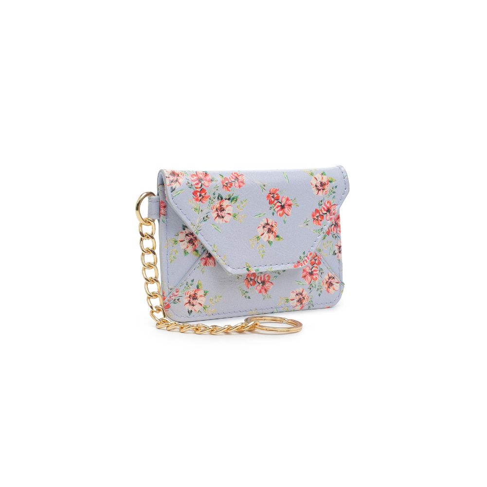 Product Image of Urban Expressions Gia - Floral Card Holder 840611181886 View 6 | Powder Blue