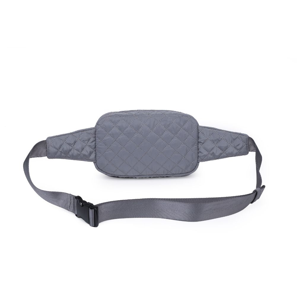 Product Image of Urban Expressions Teo - Quilted Nylon Belt Bag 840611114761 View 7 | Carbon