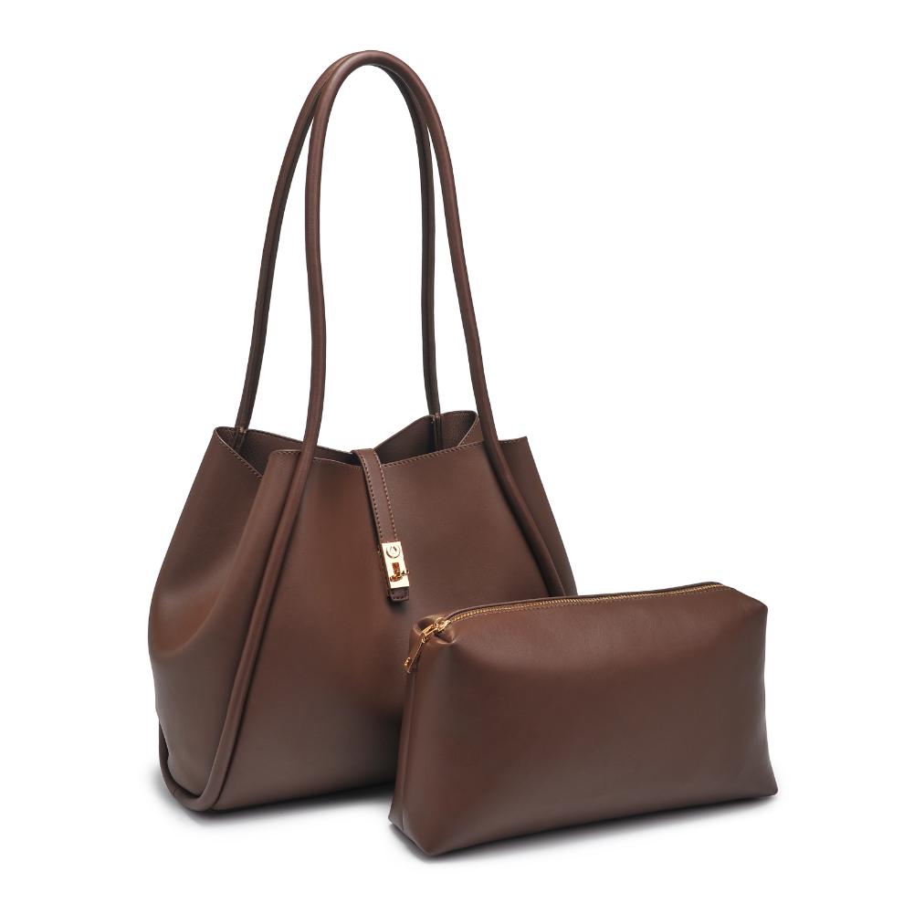 Product Image of Urban Expressions Tatiana Tote 840611138668 View 2 | Chocolate