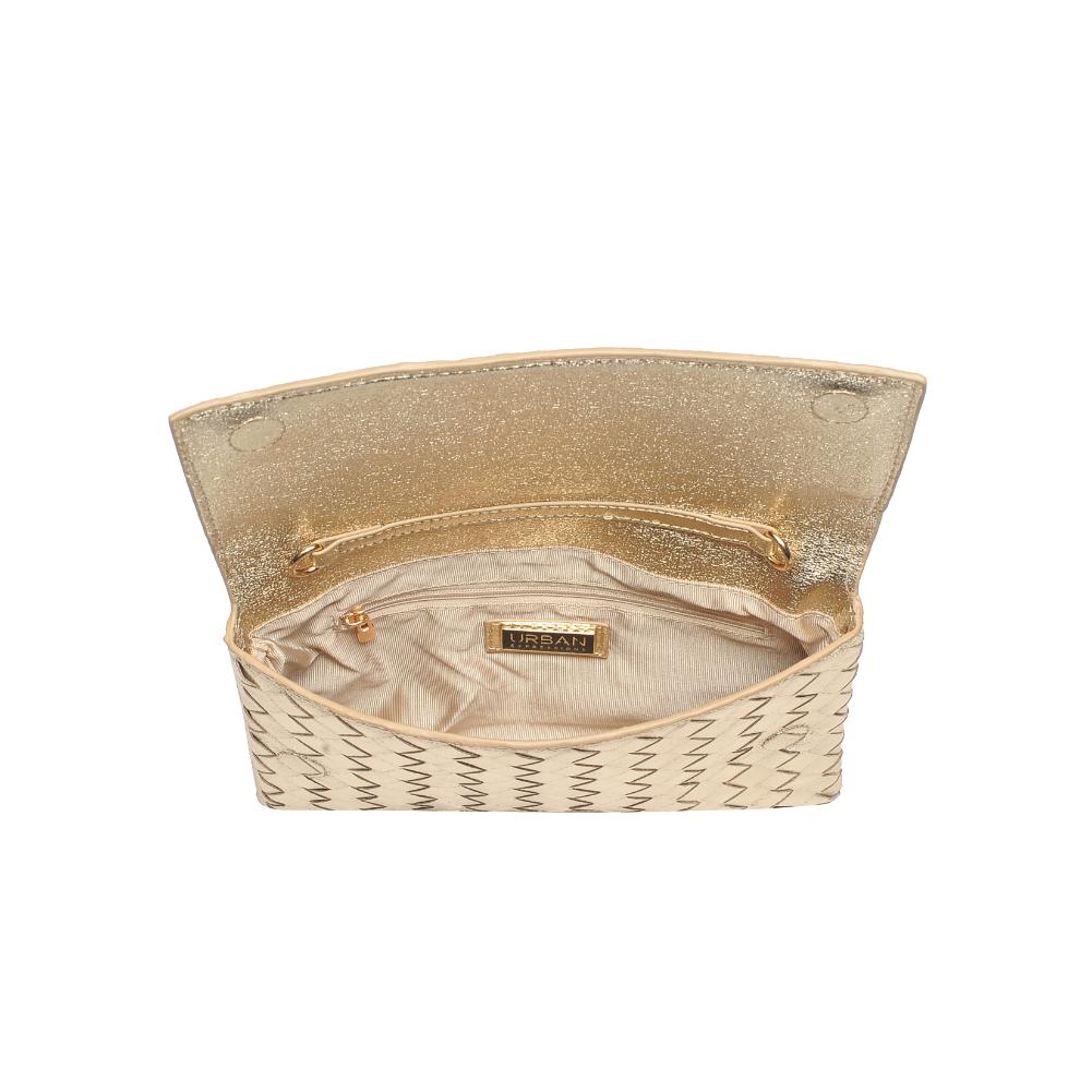 Product Image of Urban Expressions Ivy Clutch 840611133359 View 8 | Gold